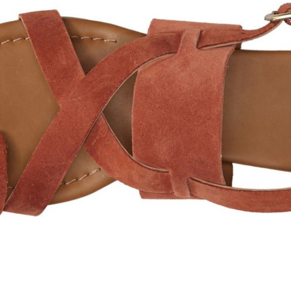 Tan and Rust Sandals - Picture 7 of 7